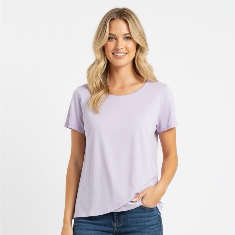 Green Envelope size small lavender top